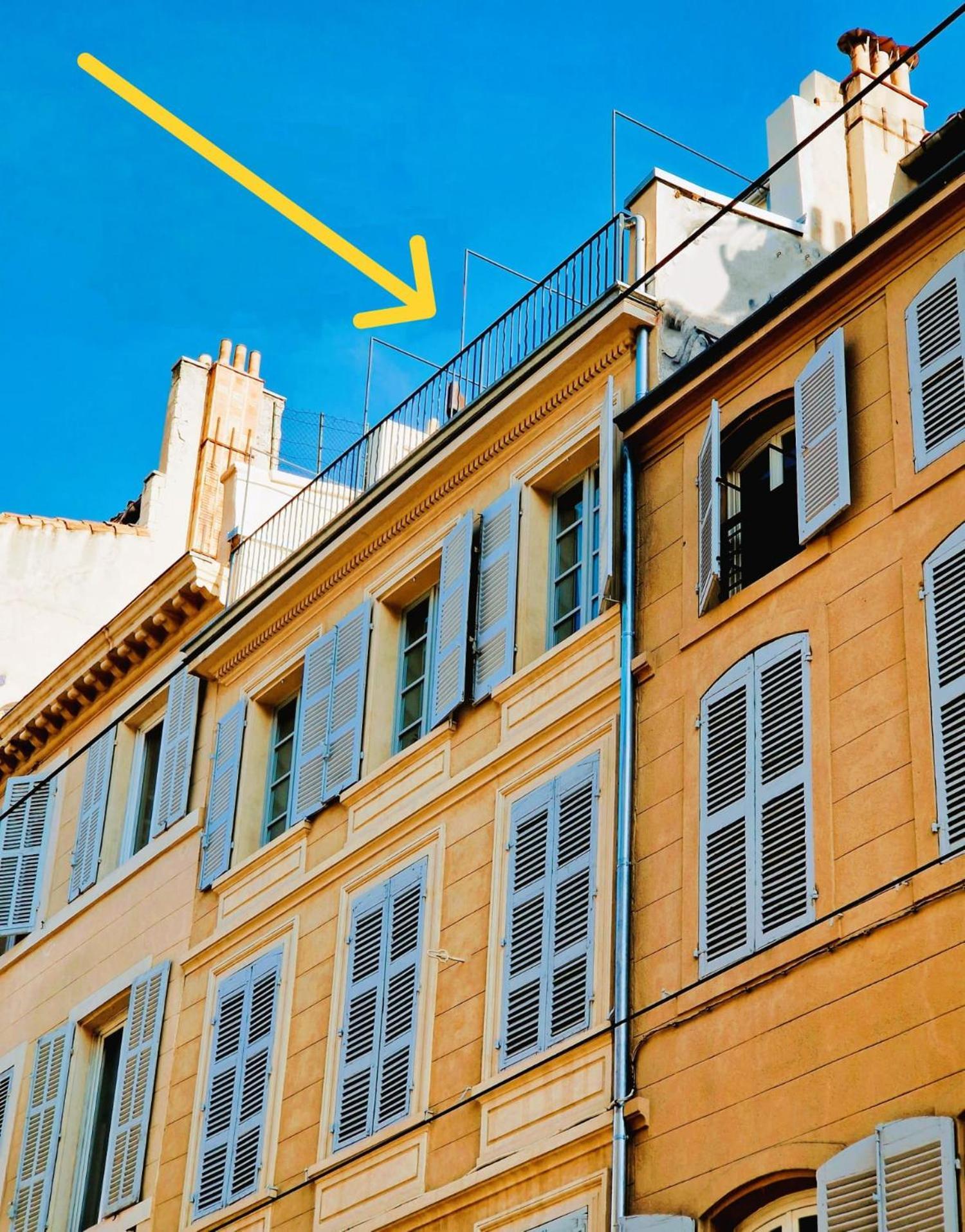 Terrasse - Hyper Centre - 2 Chambres - Parking Gratuit - Calme & Lumineux - Arrivee Autonome Marseilles Exterior foto